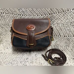 Vintage Dooney and Bourke Teton Saddle Flap Bag